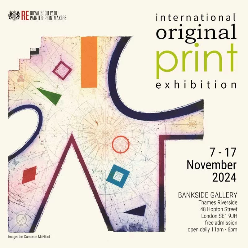 International Original Print exhibition Poster for International Original Print exhibition