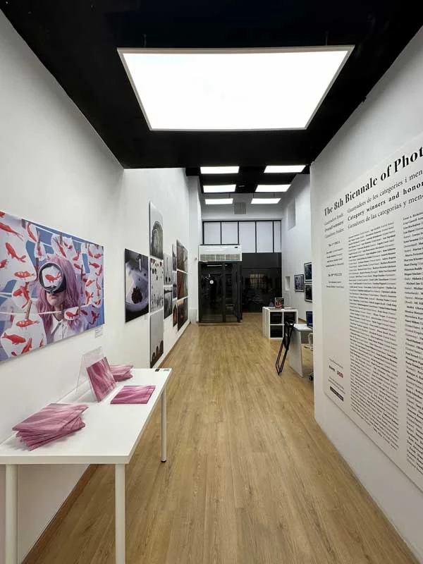 19th Julia Cameron Award exhibition space Interior shot of the 19th Julia Cameron Award exhibition space