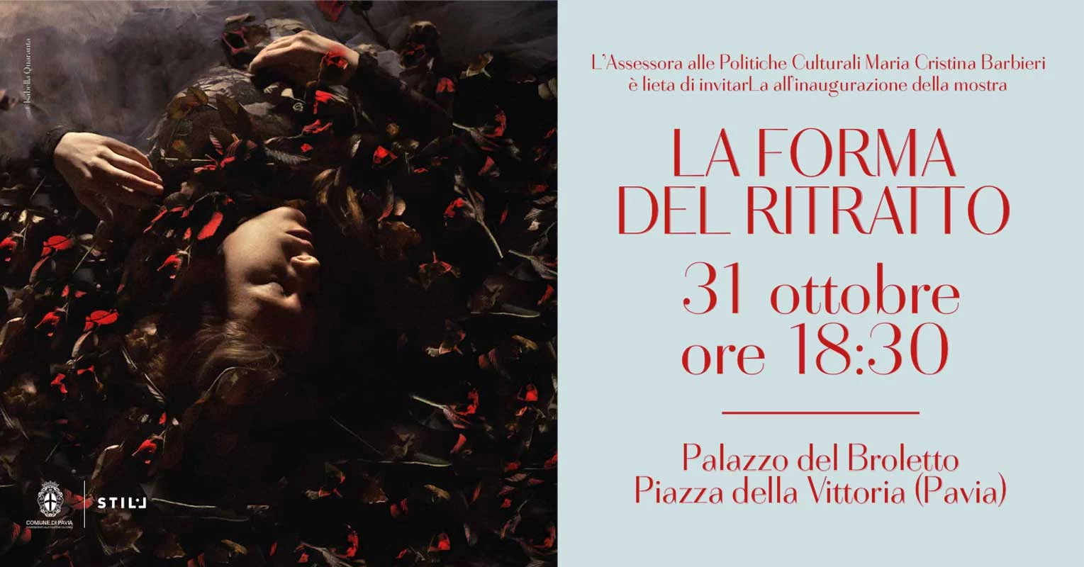 La Forma Del Ritratto Exhibition poster