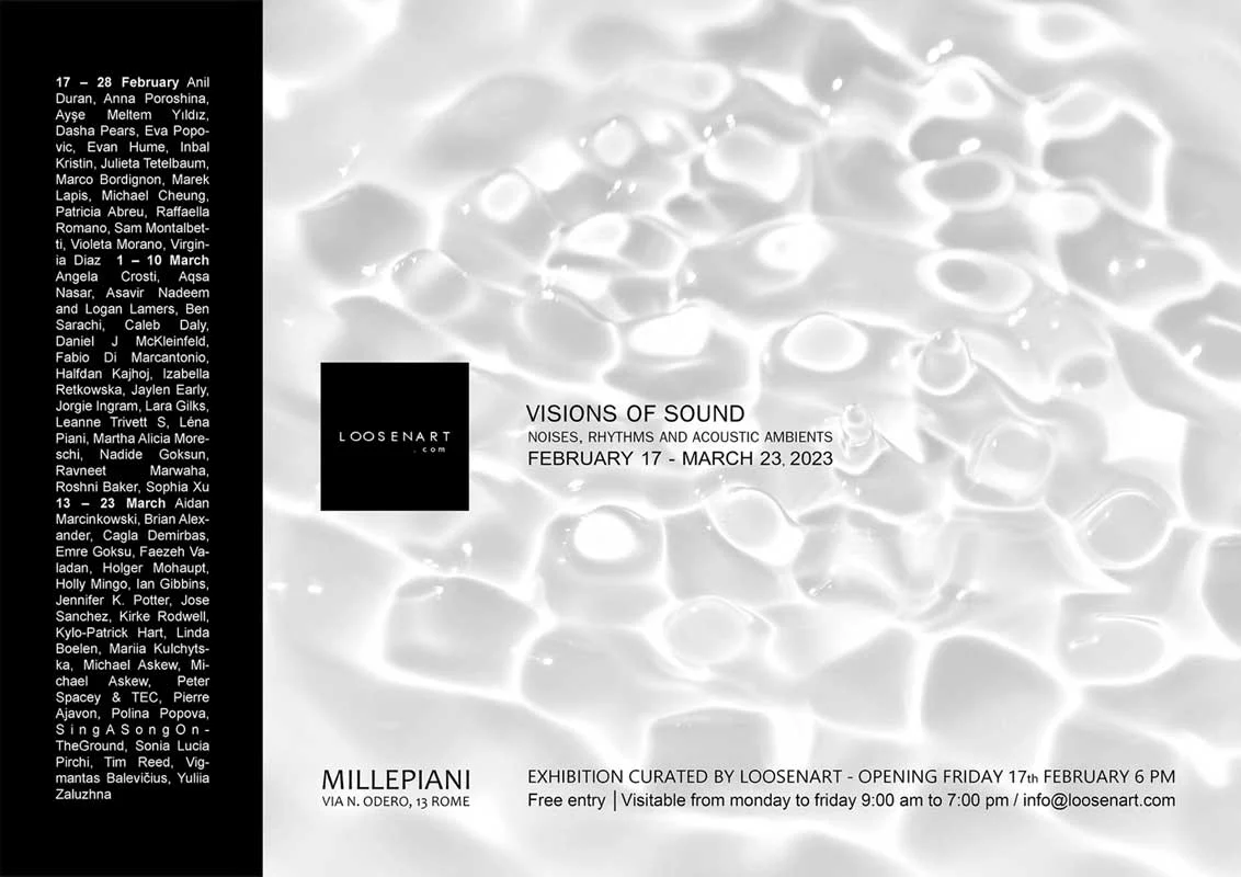 2023 Vision of Sound poster Poster for 2023 Vision of Sound exhibition